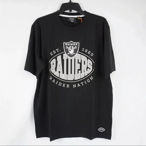 Boss Other - BOSS X NFL Las Vegas Raiders T-Shirts In Black